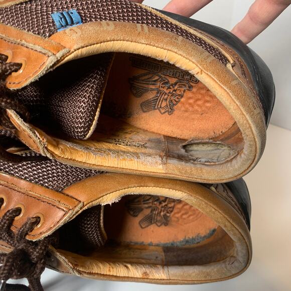 John Fluevog FUTURE ANGEL Casual Designer Sneakers Men's Size 10 M Brown - Picture 3 of 9